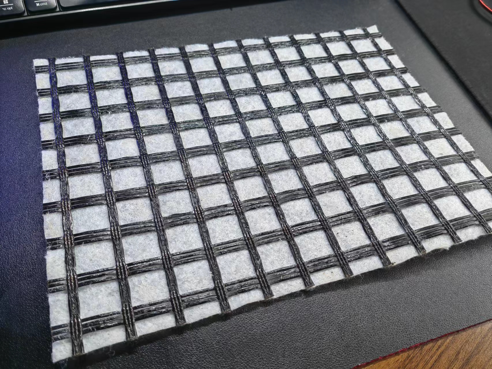 Asphaltbelag Verstärkung Fiberglas Geogitter Geokomposit
